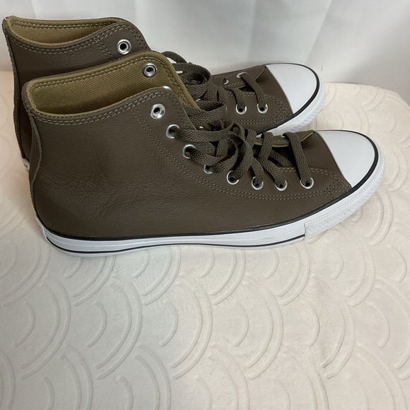 Converse Chuck Taylor Cave Green all star mens 9 womens 11 hightops - Picture 4 of 8